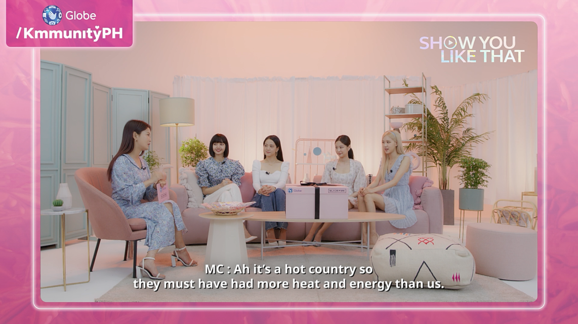 MAIN PHOTO – BLACKPINK sends love to their fans and thanks Globe for bringing them closer to Filipino fans