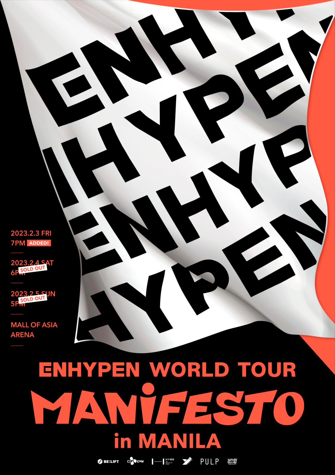 2022_ENHYPEN_Poster (MGMT – Sold Out + 3 Days)_V122122 C